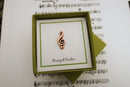 G-Clef Copper Lapel Pin