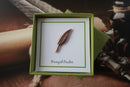 Quill Copper Lapel Pin