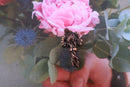 Bouquet of Flowers Copper Lapel Pin