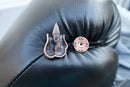 Boxing Gloves Copper Lapel Pin