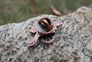 Cannon Copper Lapel Pin