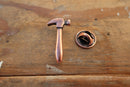 Hammer Copper Lapel Pin