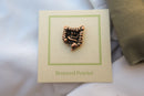 Intestines Copper Lapel Pin