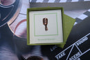 Microphone Copper Lapel Pin