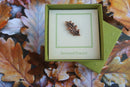 Oak Leaf Copper Lapel Pin