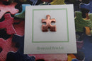 Puzzle Piece Copper Lapel Pin