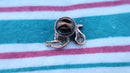 Stork Copper Lapel Pin