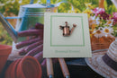 Watering Can Copper Lapel Pin