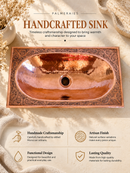 Copper Oval Drop-in Sink