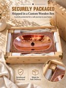 Copper Oval Drop-in Sink