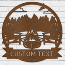 Custom Metal Wall Art - Personalized Lake House Sign