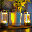 Crystal Lantern | Cordless LED Touch Table & Desk Lamp | Small, Modern