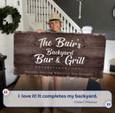 Backyard Bar & Grill Sign XV