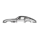 Corvette C2 Metal Car Wall Art - NC0914