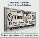 Vintage Cottontail Co Easter Sign