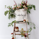 Courage Gym Cotton Canvas Tote Bag