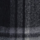 Cozy Plaid Fringe Gray Scarf | Mens / Unisex Winter Classic Plaid Pattern Scarf | 86" x 15"