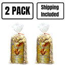 Caramel Popcorn | Pack of 2 | 3 oz | Non-GMO | Shipping Included | Gold Dust Kettle Corn