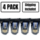 IN-STORE PICKUP ONLY | White Chocolate Covered Kettle Corn | Pack of 4 | 6 oz | Non-GMO & Gluten Free | Shipping Included | Gold Dust Kettle Corn