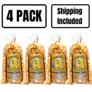 Cheddar Cheese Popcorn | Pack of 4 | 2 oz | Non-GMO | Shipping Included | Gold Dust Kettle Corn