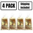 Cinnamon and Sugar Kettle Corn | Pack of 4 | 2 oz | Gluten Free & Non-GMO | Shipping Included | Gold Dust Kettle Corn