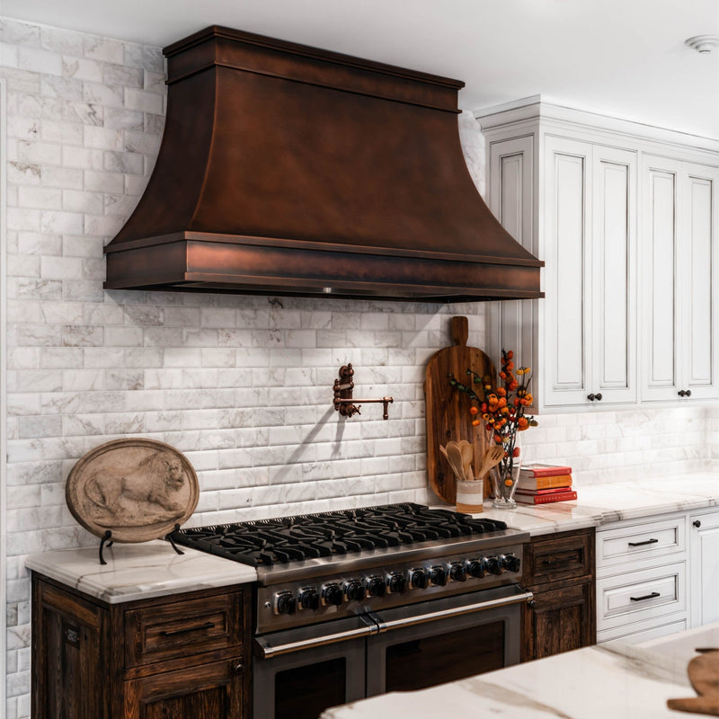 Akicon Custom Handcrafted Copper Range Hood - AKH701T-C