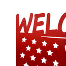 From the Heart of Nebraska Plasma Cut Welcome Sign | Multiple Colors | 16" x 16" |Craftaholics4U