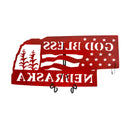 God Bless Nebraska Plasma Cut Sign | Craftaholics4U