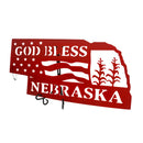 God Bless Nebraska Plasma Cut Sign | Craftaholics4U