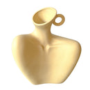 Cream Handle Muse Vase
