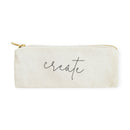 Create Cotton Canvas Pencil Case and Travel Pouch