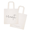Create Gym Cotton Canvas Tote Bag