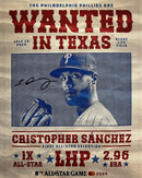 Cristopher Sanchez 2024 All-Star Game Autographed Philadelphia Phillies 11" x 14" Wanted Photo