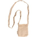 Crochet Mushroom Crossbody Bag | Boho Body Handbag | 6.5" x 8"