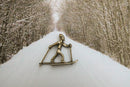 Cross Country Skier Lapel Pin