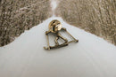 Cross Country Skier Lapel Pin