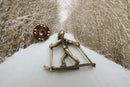 Cross Country Skier Lapel Pin