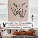 Custom Couple Love Hands