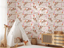 Whimsical Cowgirl Rodeo Wallpaper - Peel and Stick Western Wallpaper