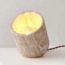 Cylinder Amidori Travertine Table Lamp