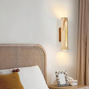 Cylindrical Travertine Wall Lamp