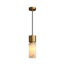 Cylindrical Alabaster Pendant lamp