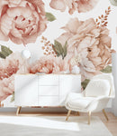 Fashionable Gentle Peonies Wallpaper Chic
