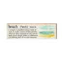 Beach Definition Wooden Sign | Wall Art Print on Real Wood | Coastal Nautical Tropical Beach House Home Decor