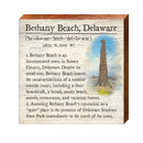 Bethany Beach, Delaware Definition Wooden Sign | Wall Art Print on Real Wood