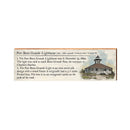 Port Boca Grande Lighthouse, Florida Definition Wooden Sign | Wall Art Print on Real Wood