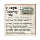 Camping Definition Wooden Sign | Wall Art Print on Real Wood | Lake House Home Decor