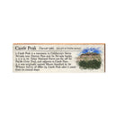 Castle Peak, California Definition Wooden Sign | Wall Art Print on Real Wood
