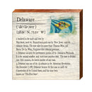 Delaware Definition Wooden Sign | Wall Art Print on Real Wood