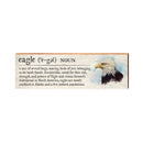 Eagle Definition Wooden Sign | Wall Art Print on Real Wood